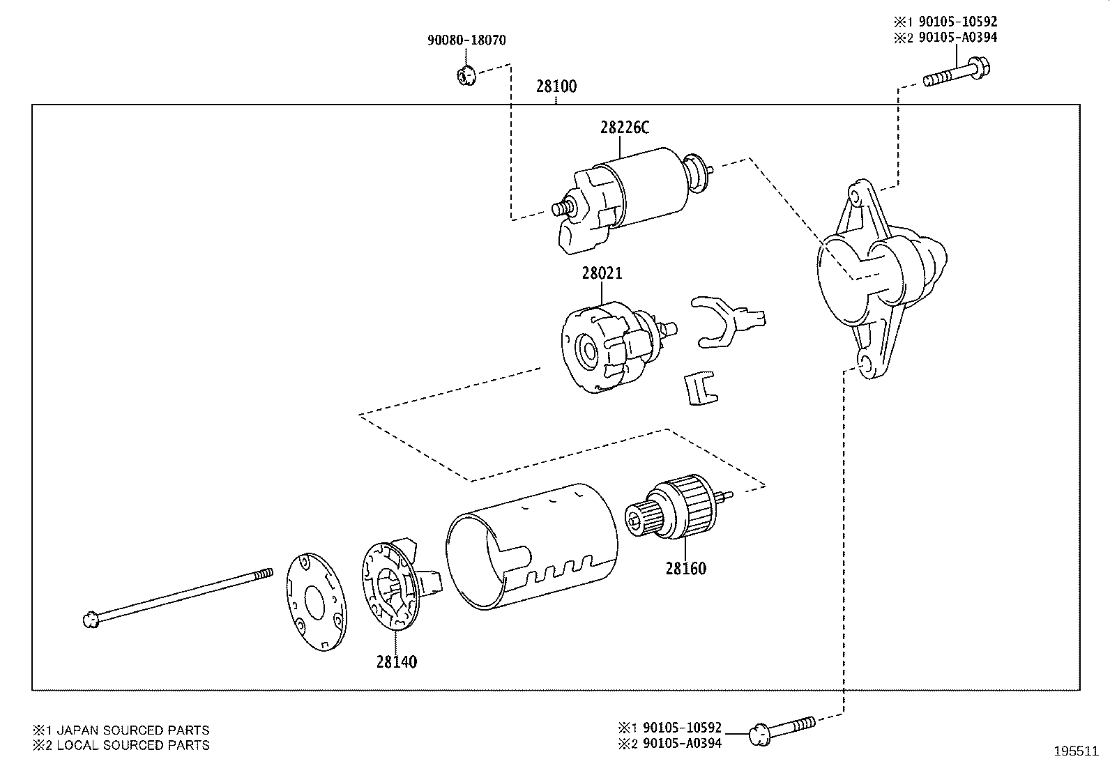 28192-F2070 Toyota Reference Part product image