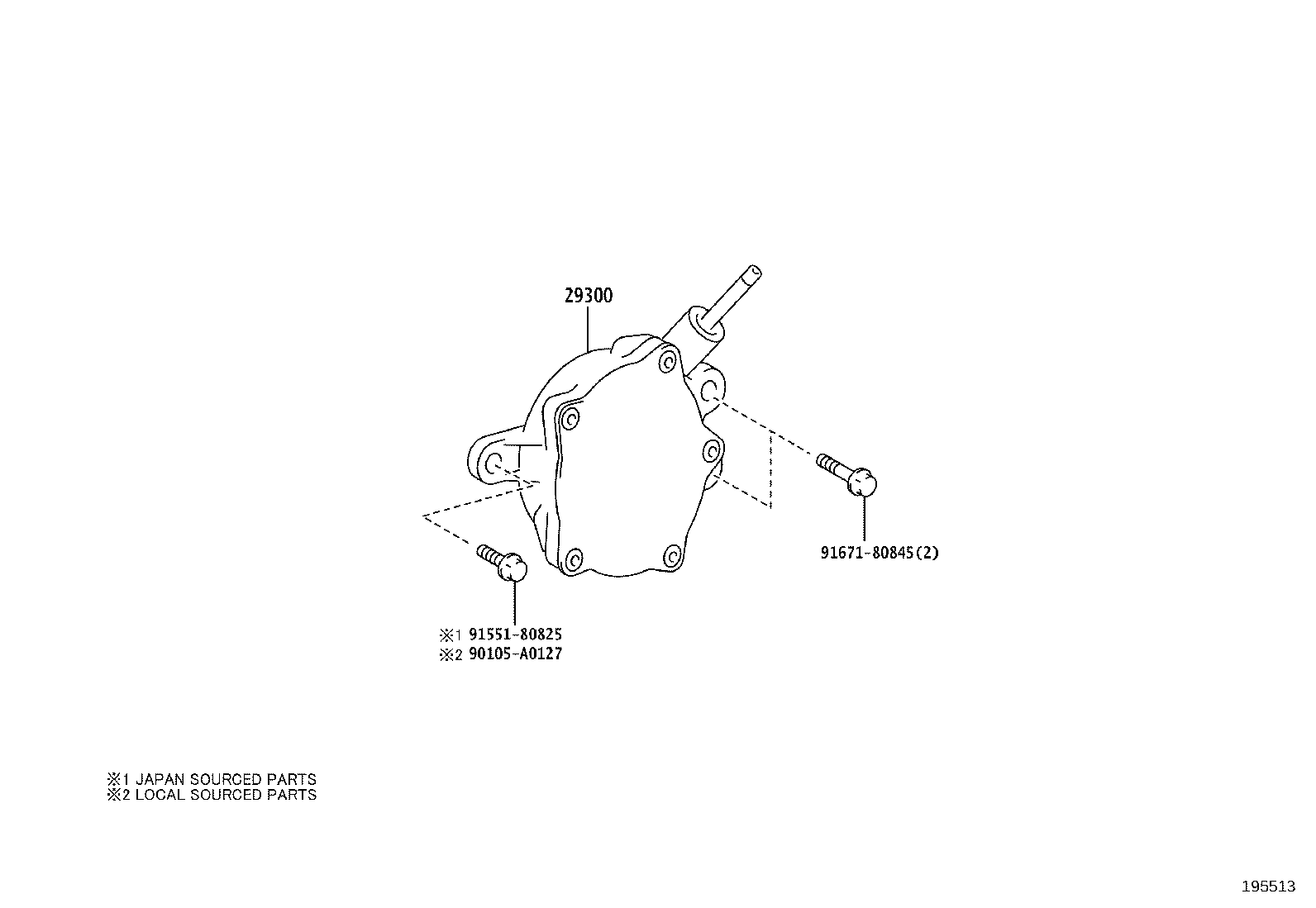 29300-F2010 PUMP ASSY, VACUUM product image