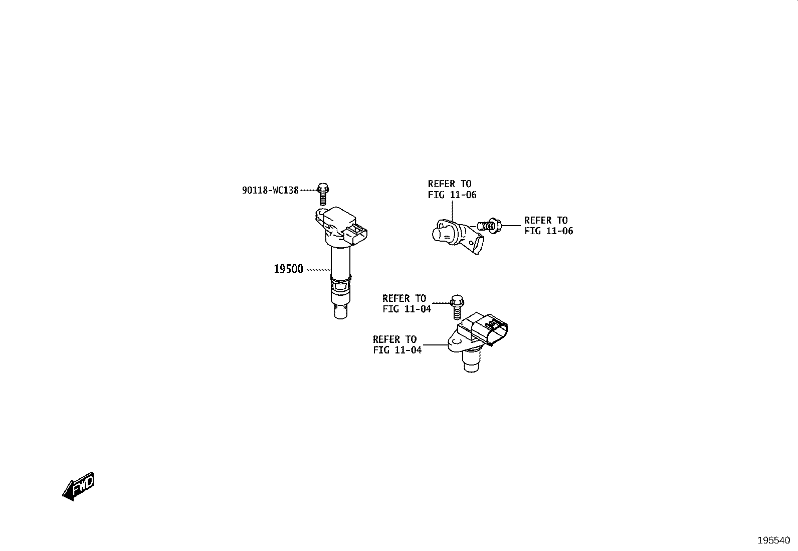 90118-WC463 COIL ASSY, IGNITION product image