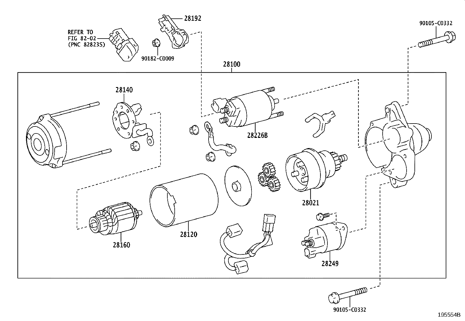 28192-0Y020 COVER, STARTER product image