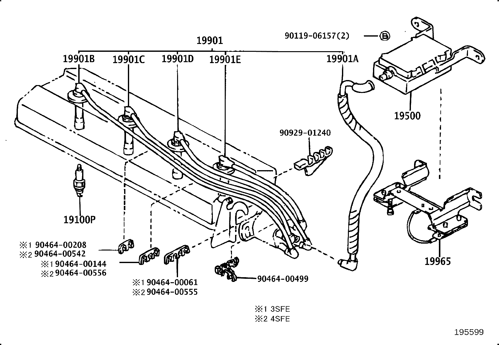 19590-74090 CORD, COIL RESISTIVE product image