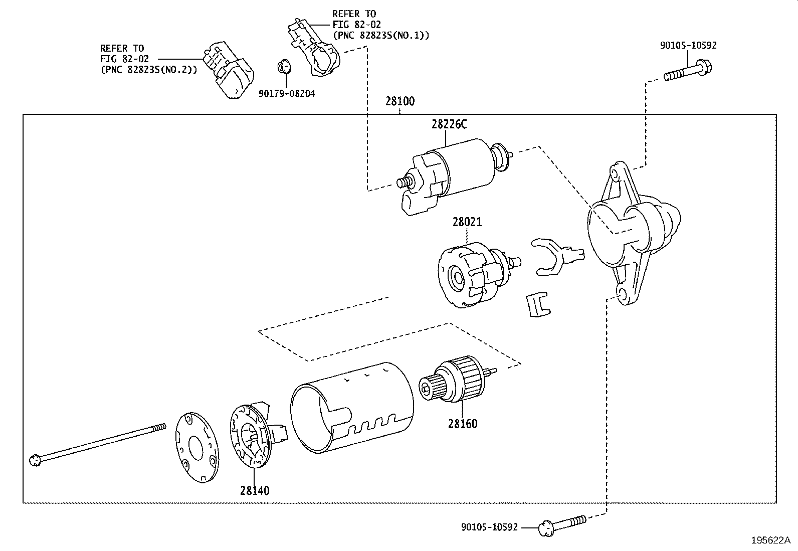 28100-47270 STARTER ASSY product image