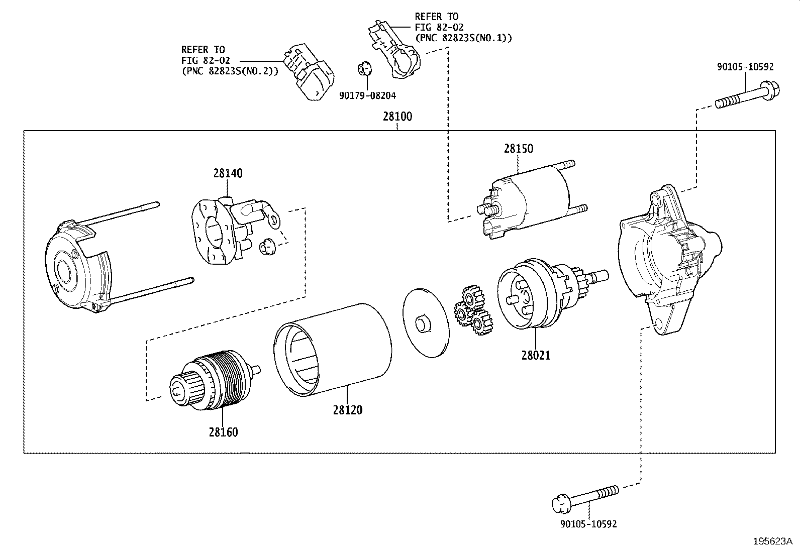 28100-47270 STARTER ASSY product image