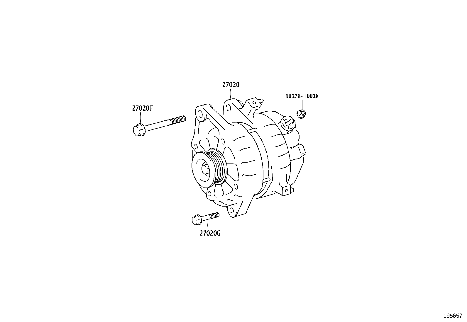 27060-0Y240 ALTERNATOR ASSY product image