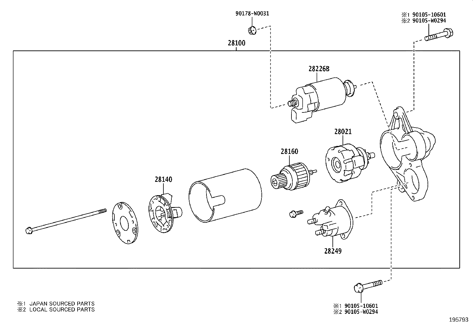 28249-31180 RELAY, STARTER INRUSH CURRENT REDUCTION product image