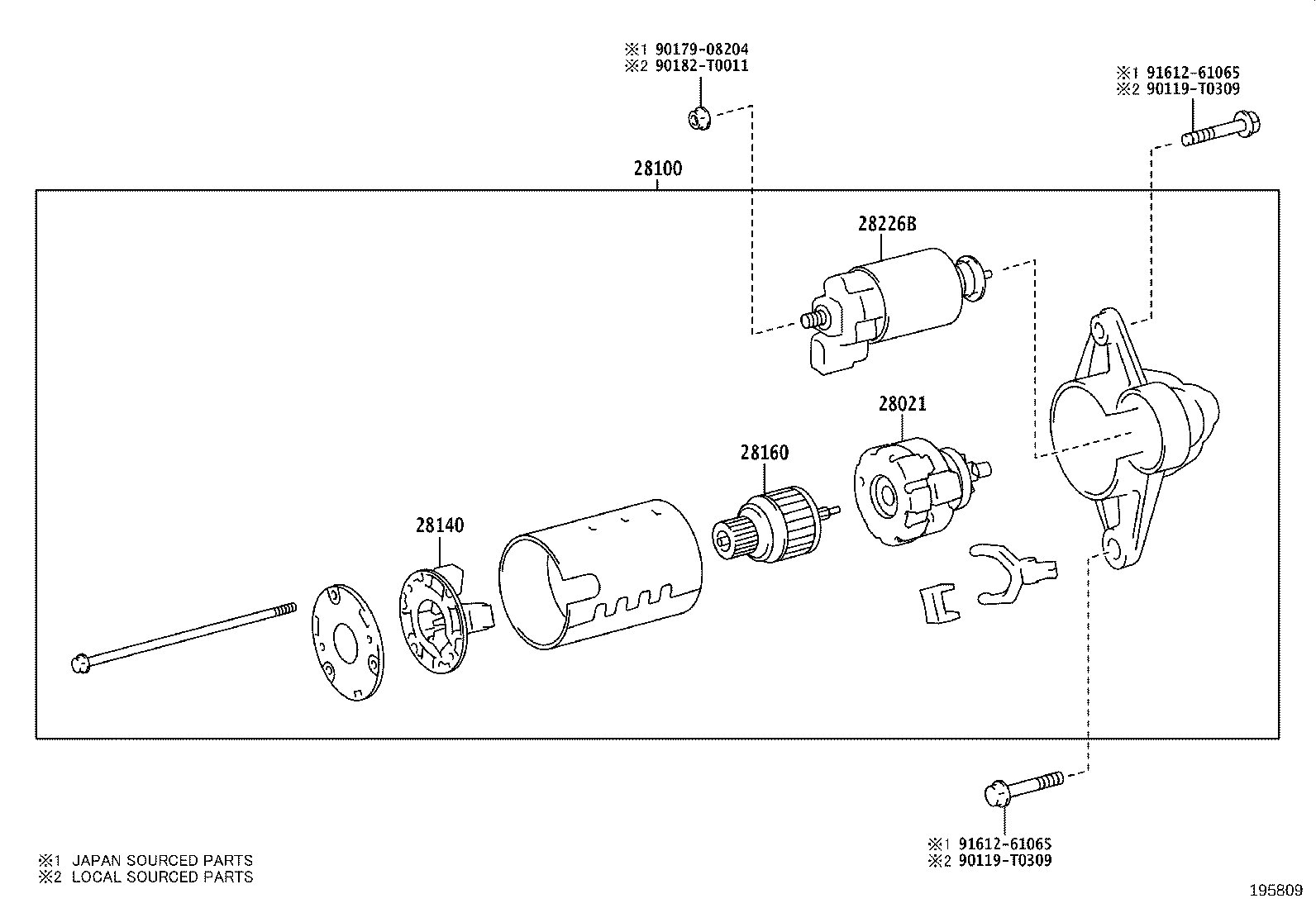 28100-0T440 STARTER ASSY product image