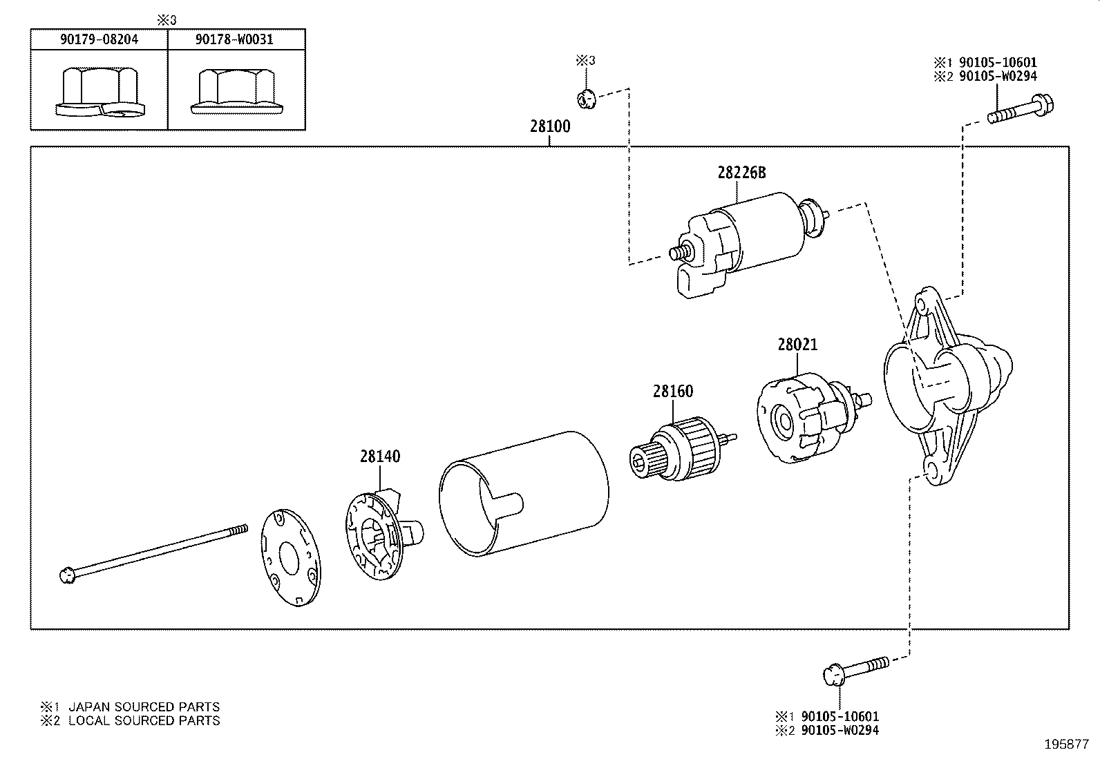 28100-0T400 STARTER ASSY product image