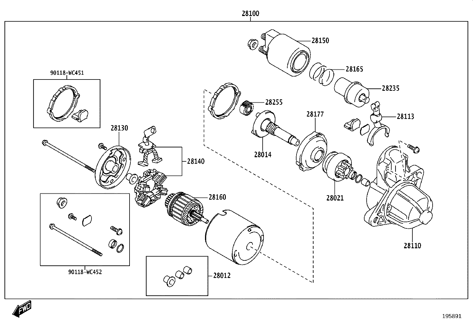 28100-WC021 STARTER ASSY product image
