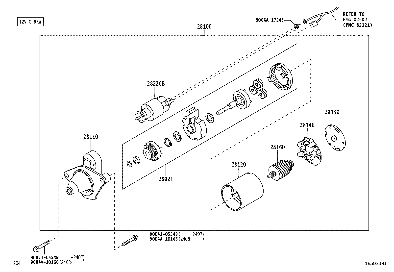 28160-BZ040 ARMATURE ASSY, STARTER product image