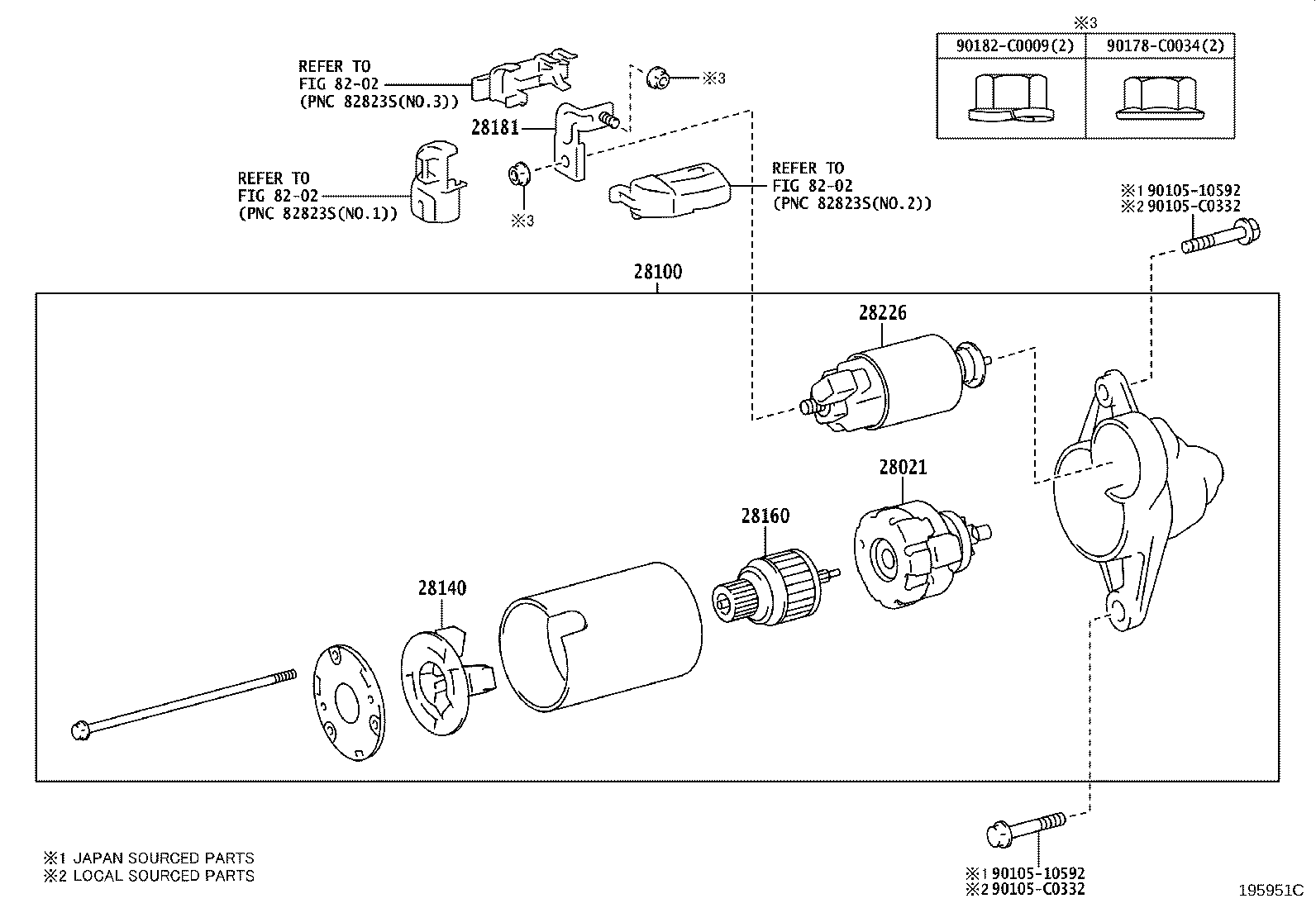 28021-F2100 CLUTCH SUB-ASSY, STARTER CENTER BEARING product image