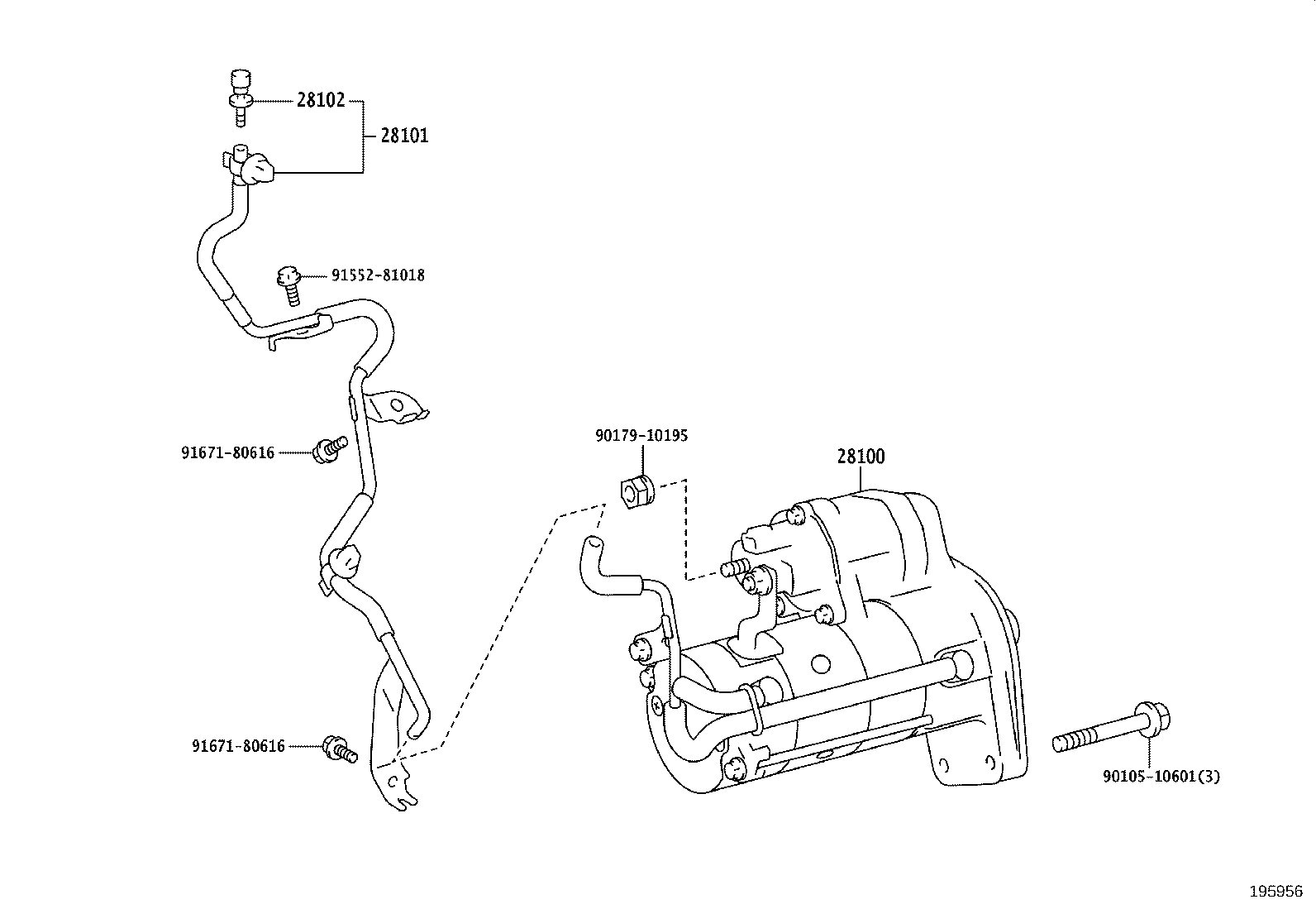 28226-70080 STARTER KIT, REPAIR SERVICE product image