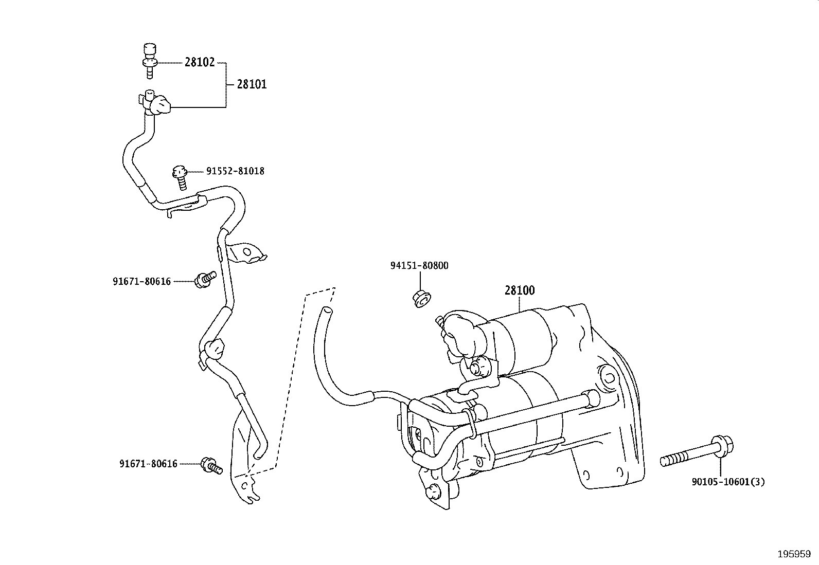 28226-70080 STARTER KIT, REPAIR SERVICE product image