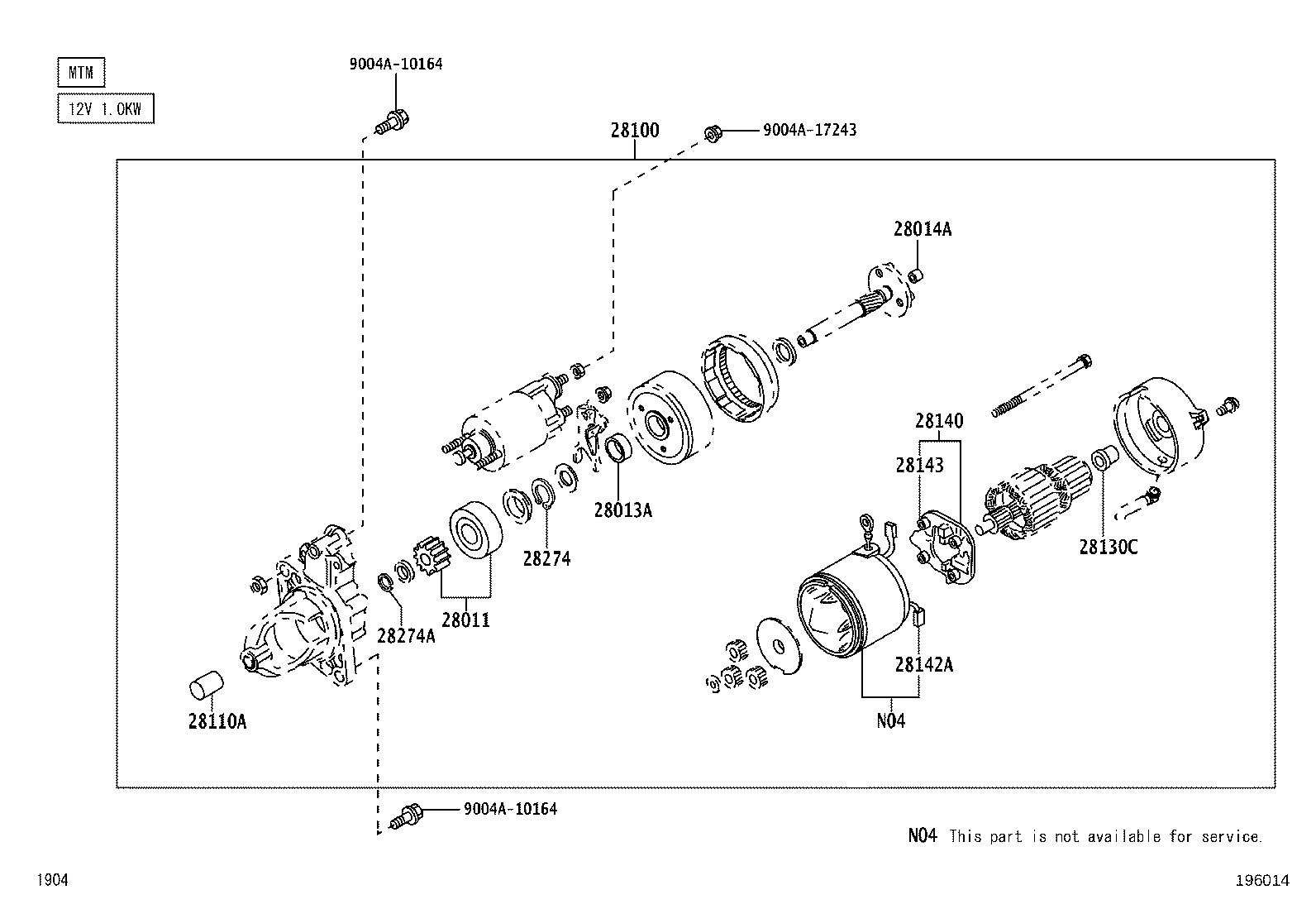 28100-B5100 STARTER ASSY product image