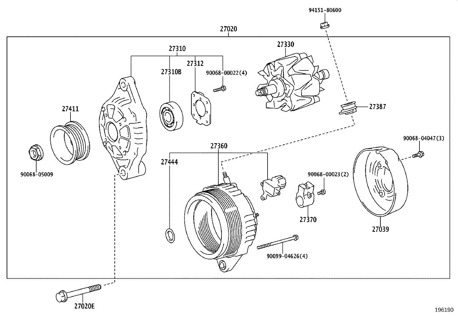 12514-EW031 BAR, FAN BELT ADJUSTING product image