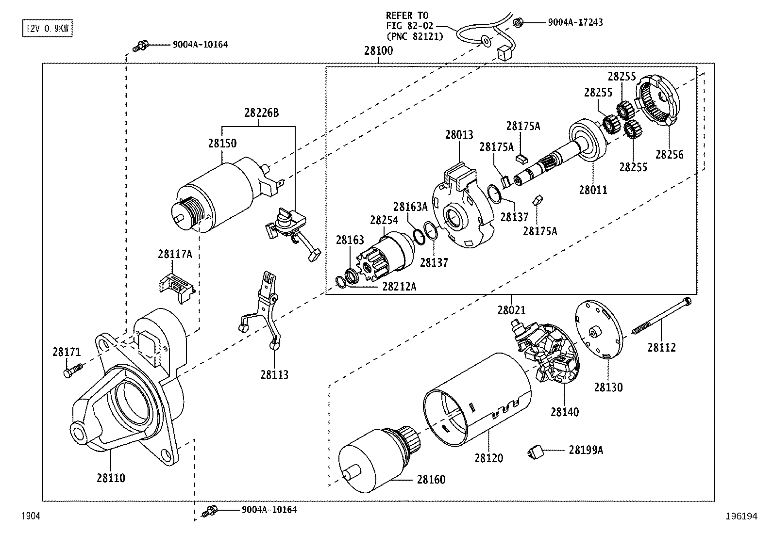 28100-B5110 STARTER ASSY product image