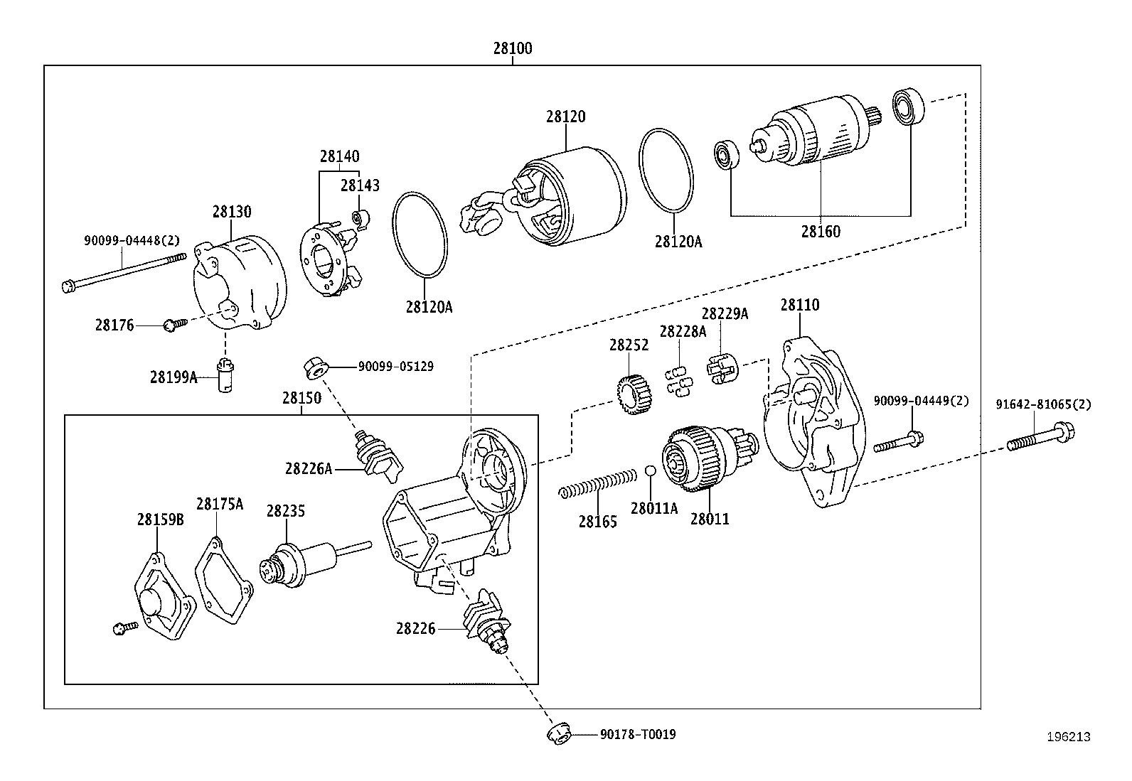 28100-31111 STARTER ASSY product image