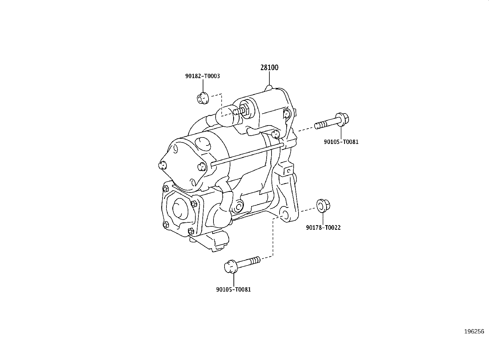 28100-0L221 STARTER ASSY product image