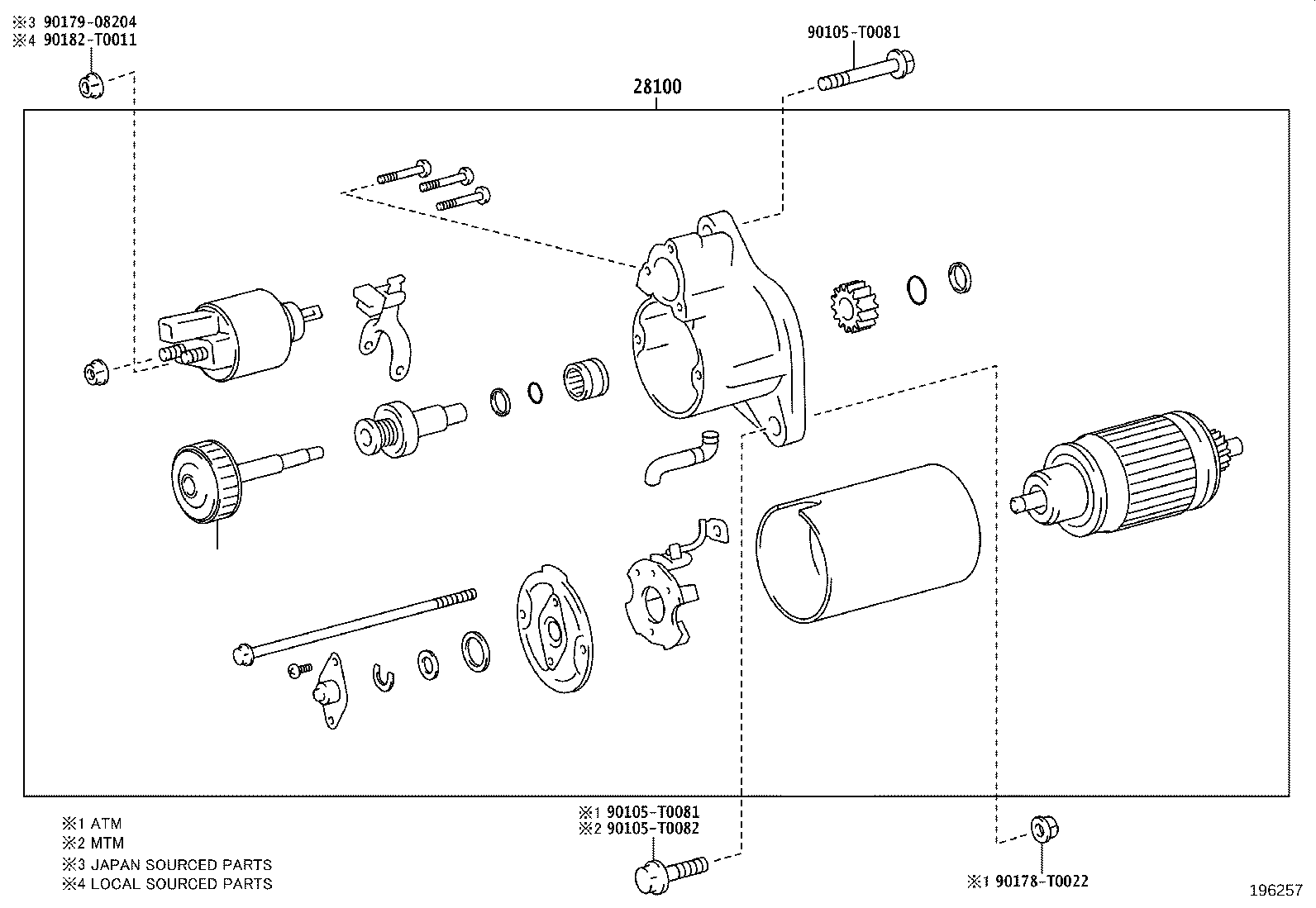 28100-0L221 STARTER ASSY product image