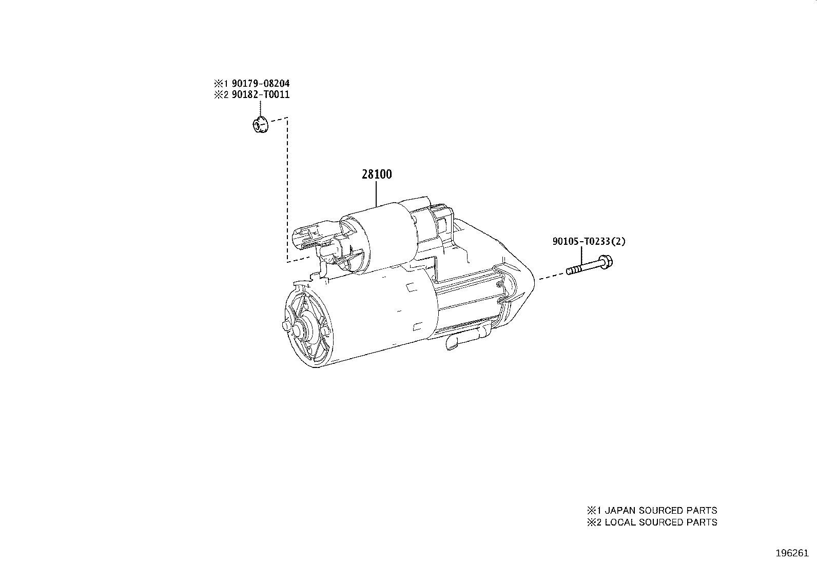 28100-0L221 STARTER ASSY product image