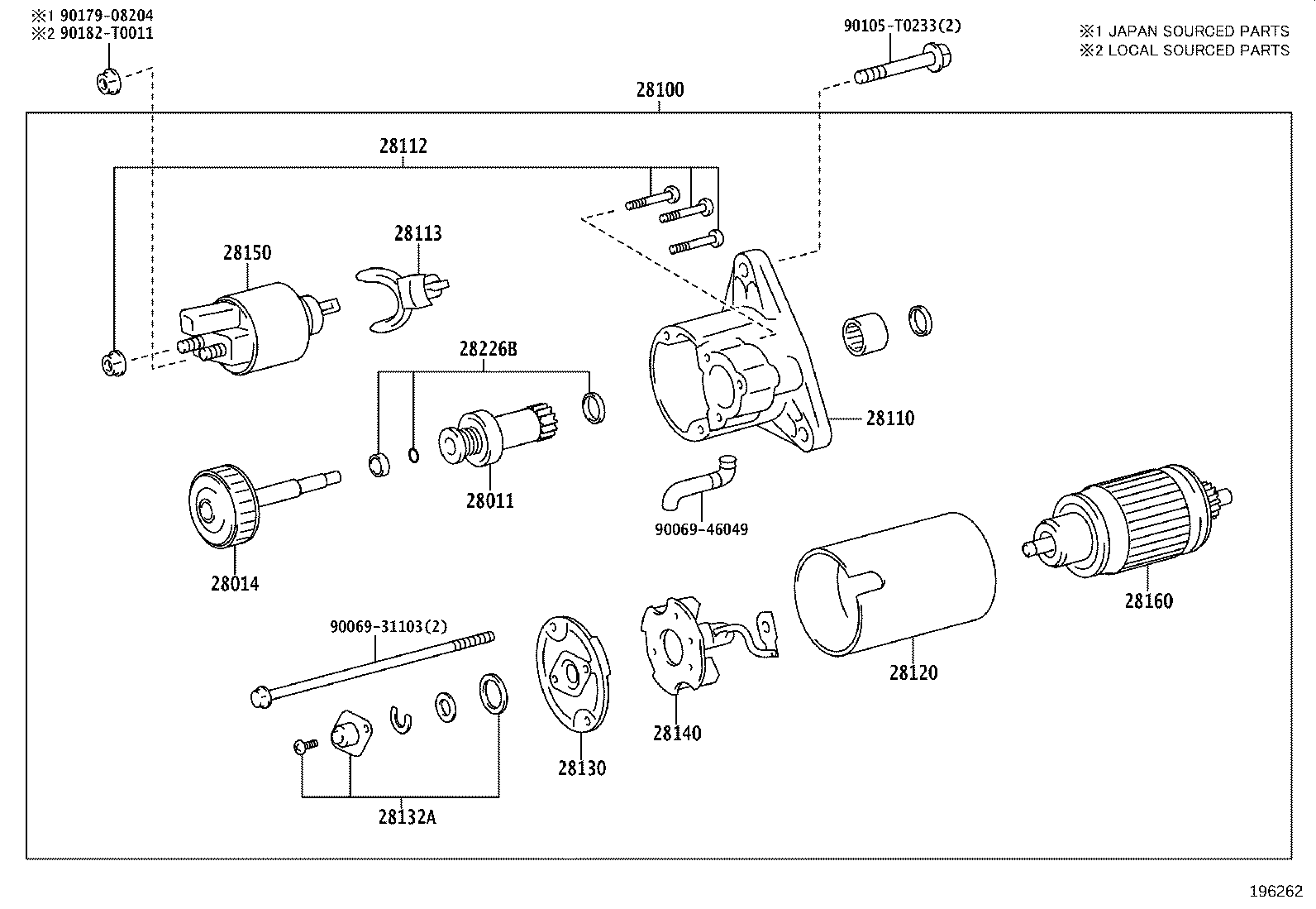 28100-0L221 STARTER ASSY product image