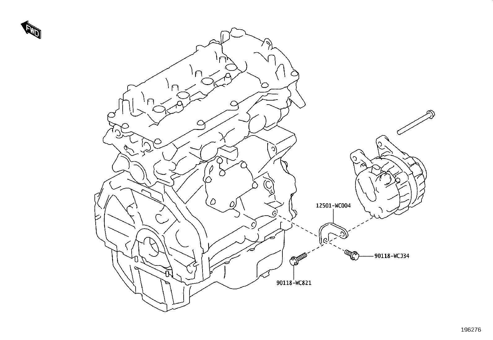G1280-WC016 ALTERNATOR ASSY product image