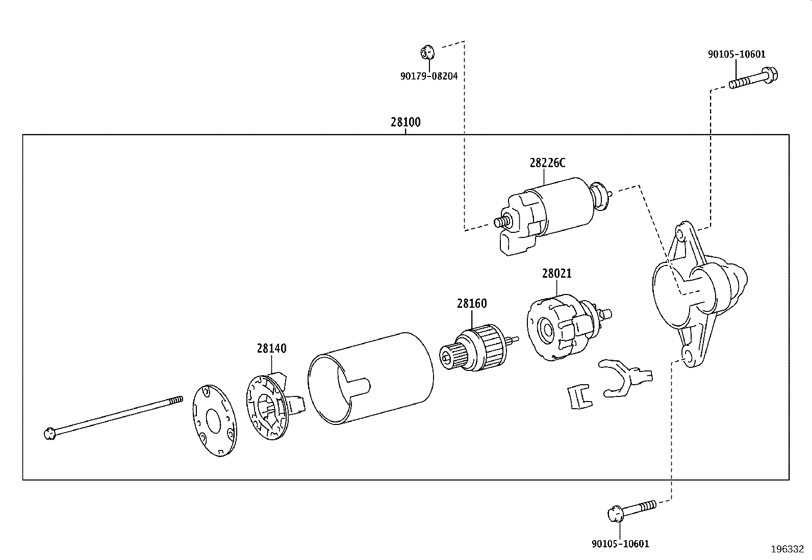 28100-47270 STARTER ASSY product image