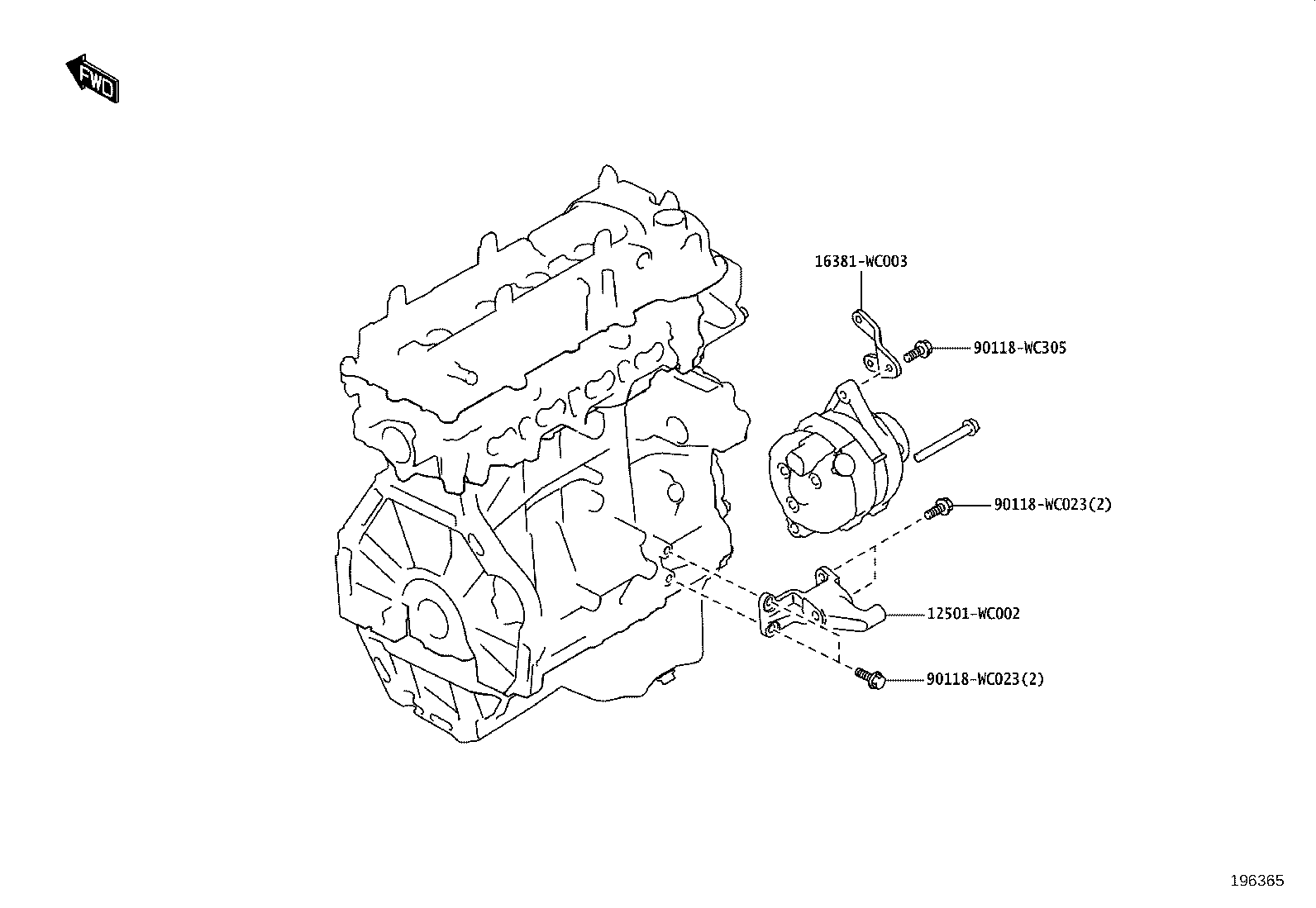 27411-WC005 PULLEY, ALTERNATOR product image
