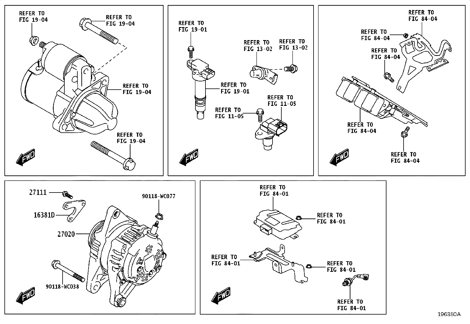 27310-WC005 FRAME ASSY, DRIVE END, ALTERNATOR product image