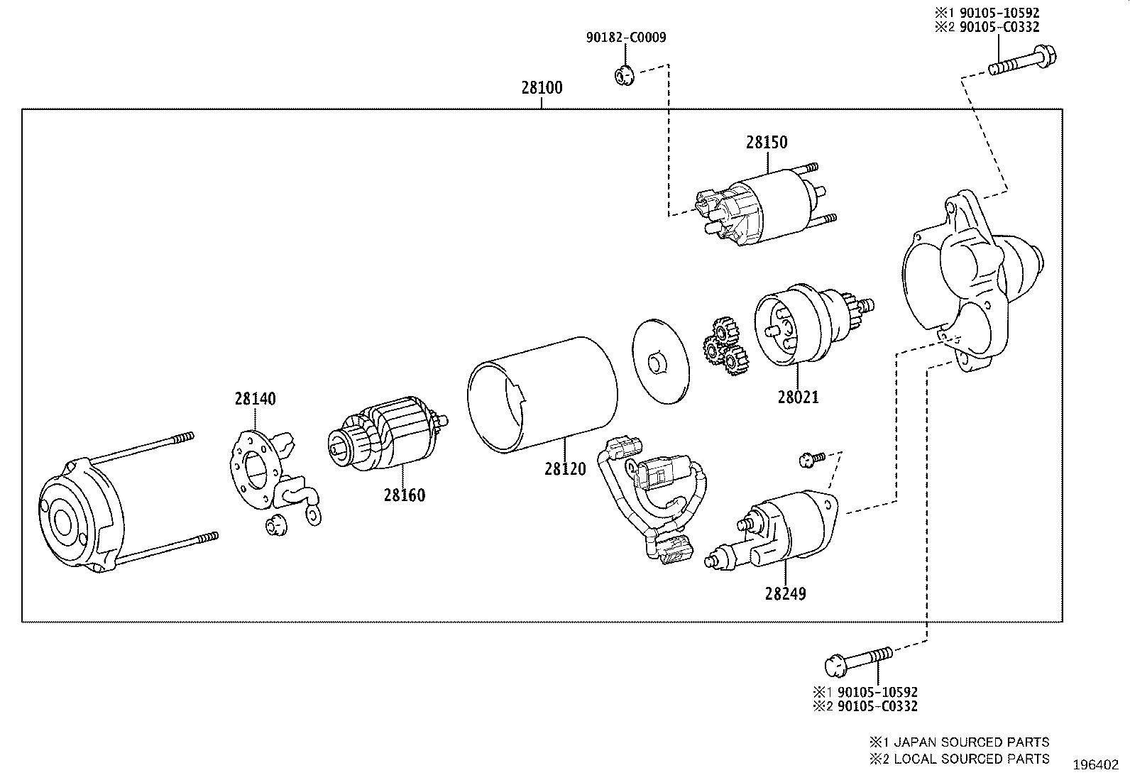 28100-F0050 STARTER ASSY product image