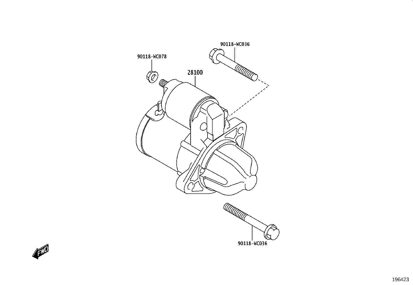 28011-WC003 CLUTCH SUB-ASSY, STARTER CENTER BEARING product image