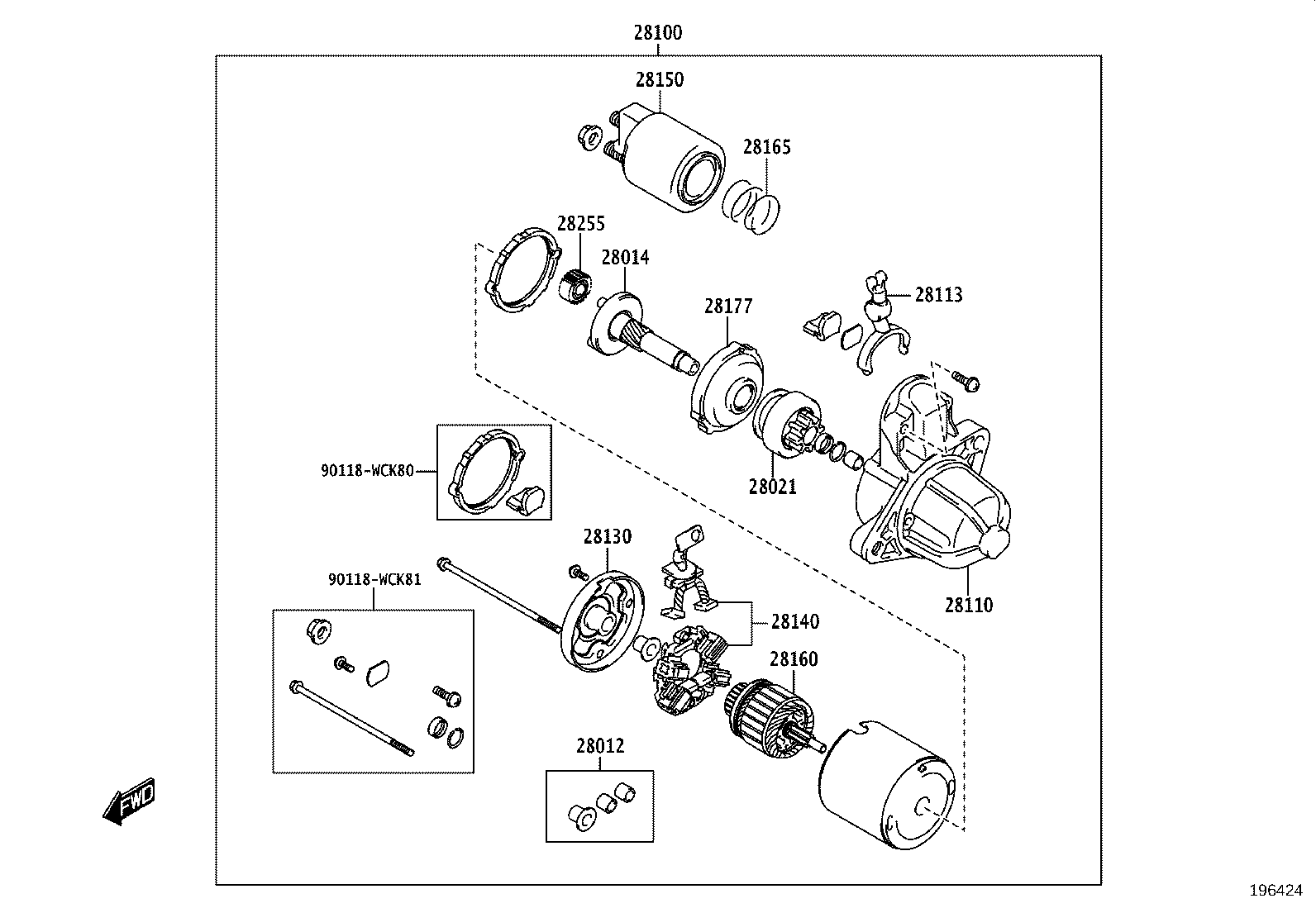 28011-WC003 CLUTCH SUB-ASSY, STARTER CENTER BEARING product image