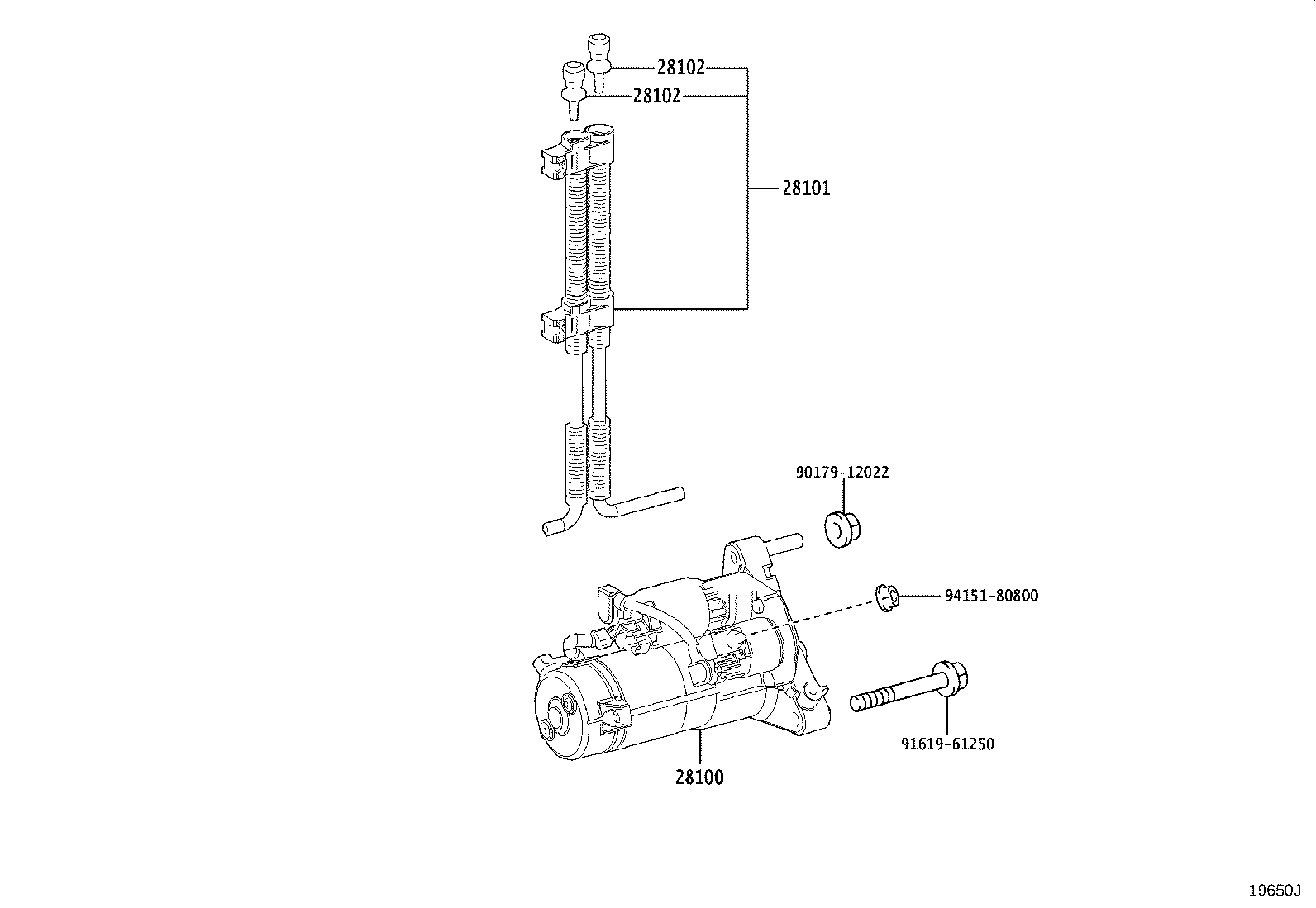 28192-31020 COVER, STARTER product image