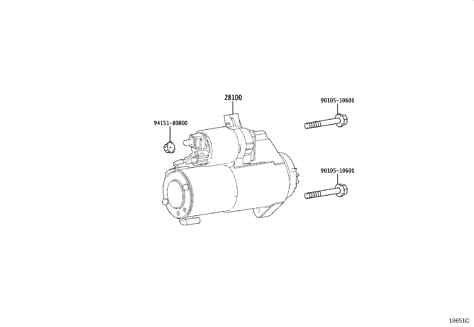 28192-70020 COVER, STARTER product image