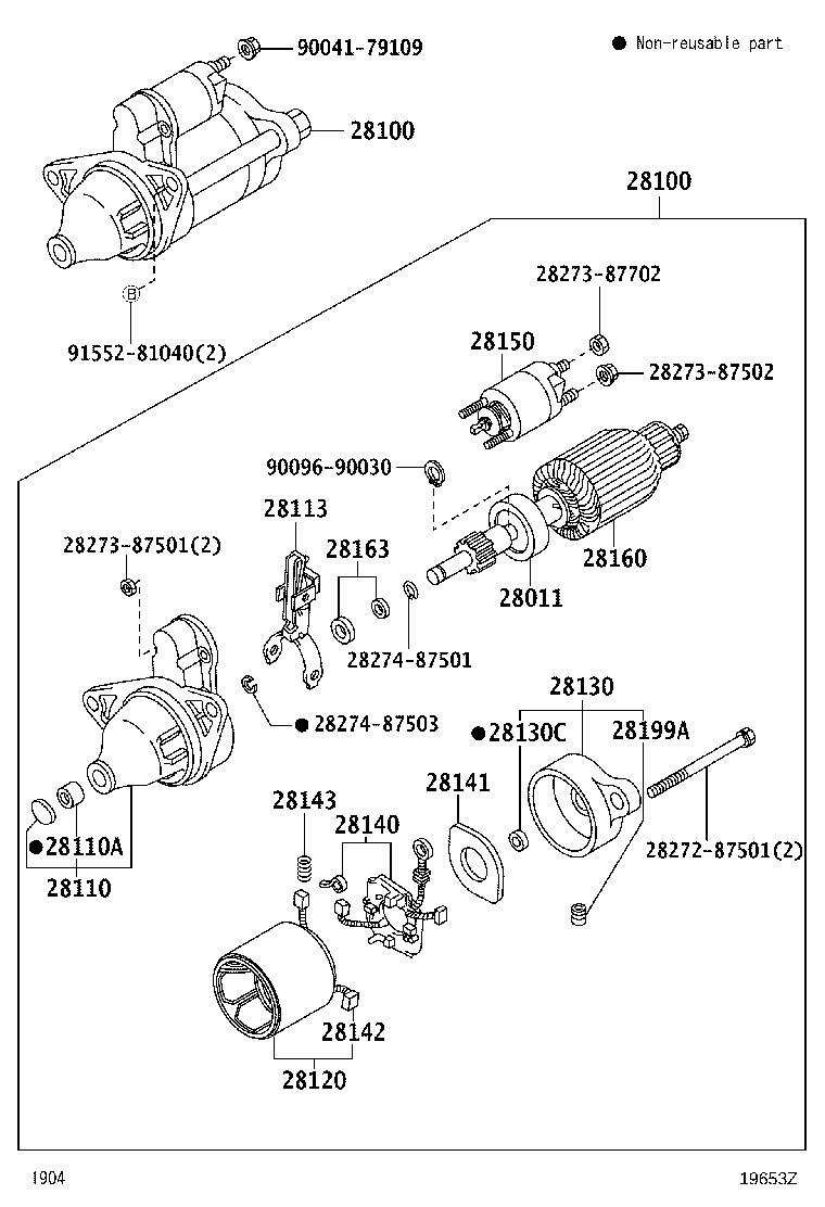 28142-87204 BRUSH, STARTER product image
