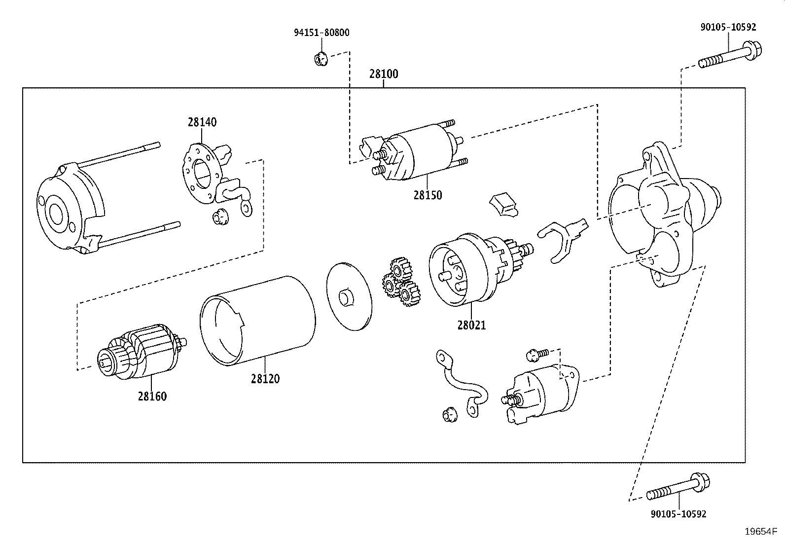 28160-36110 ARMATURE ASSY, STARTER product image