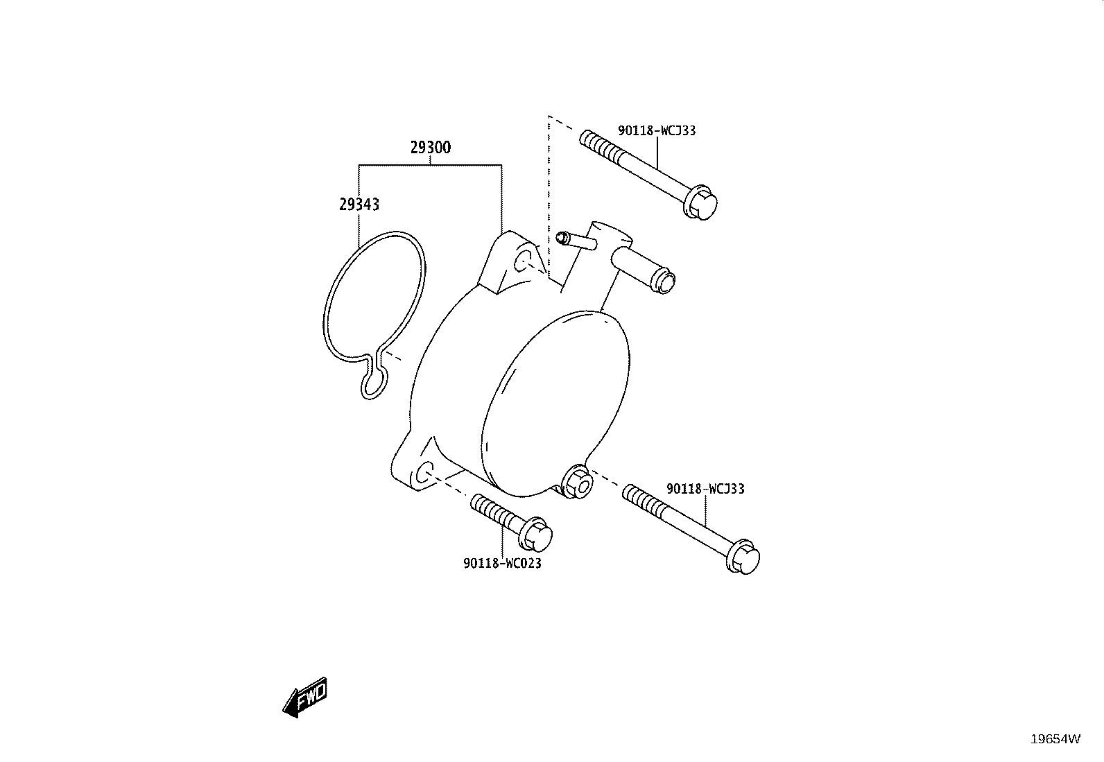 29300-WC001 PUMP ASSY, VACUUM product image