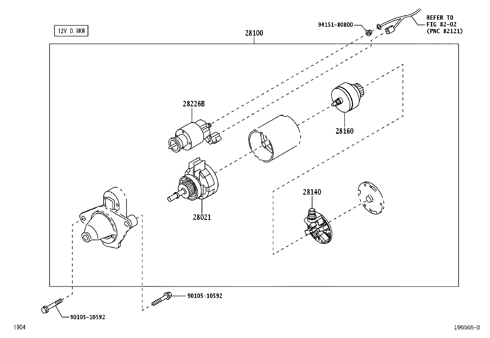 28226-BZ390 STARTER KIT, REPAIR SERVICE product image