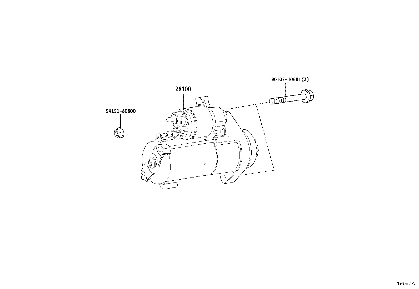 28100-F0110 STARTER ASSY product image