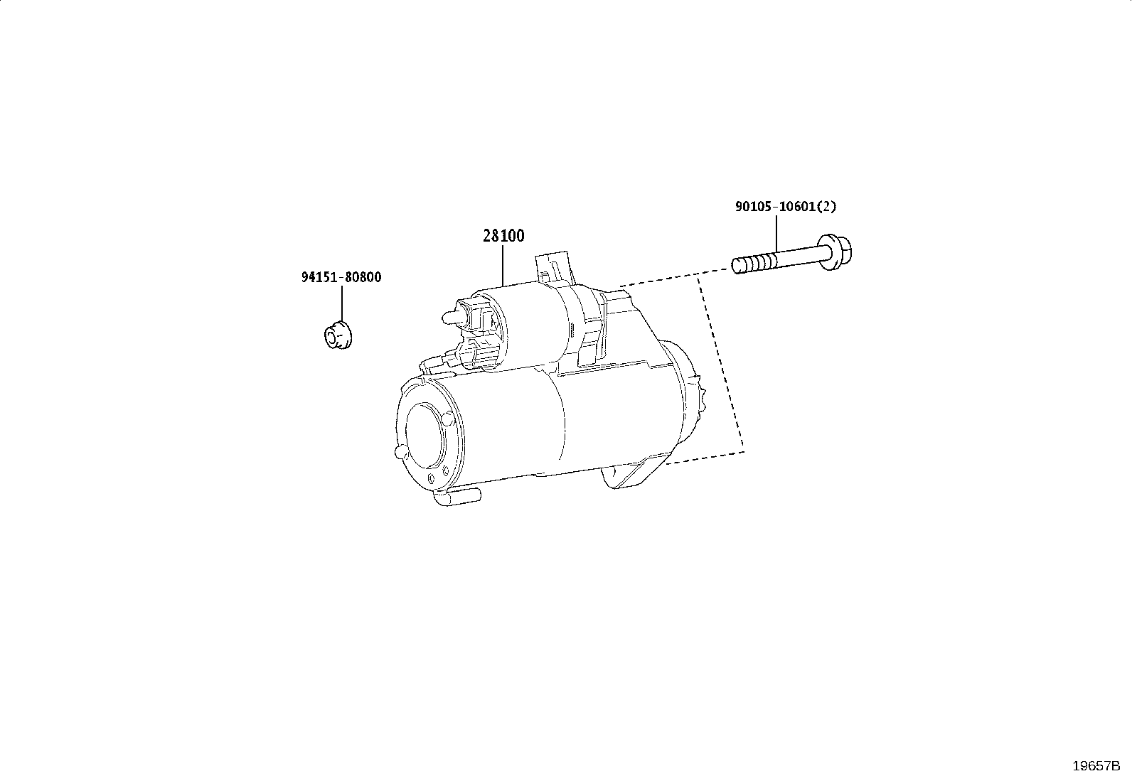 28100-F0110 STARTER ASSY product image