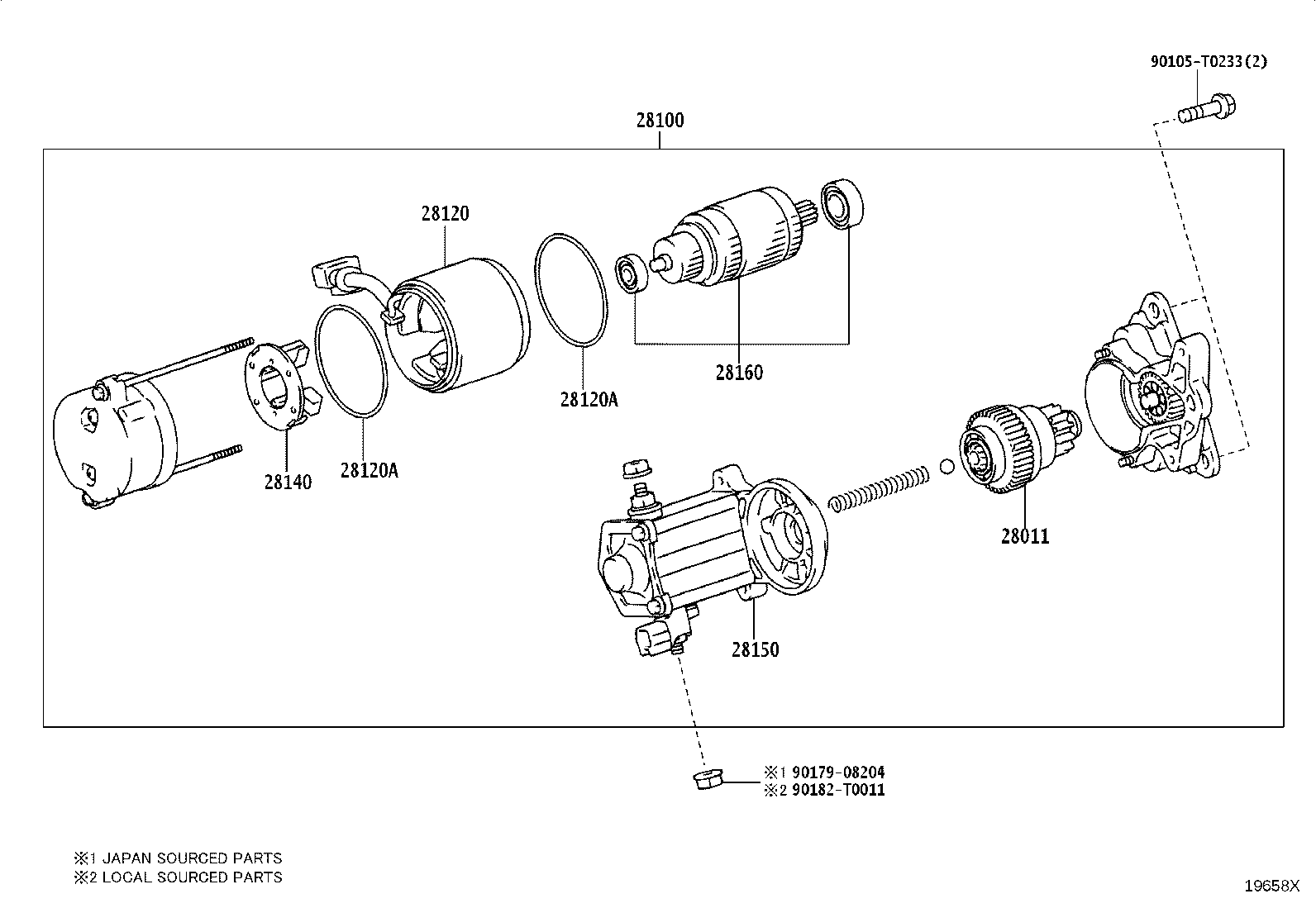 28150-0E030 SWITCH ASSY, MAGNET STARTER product image