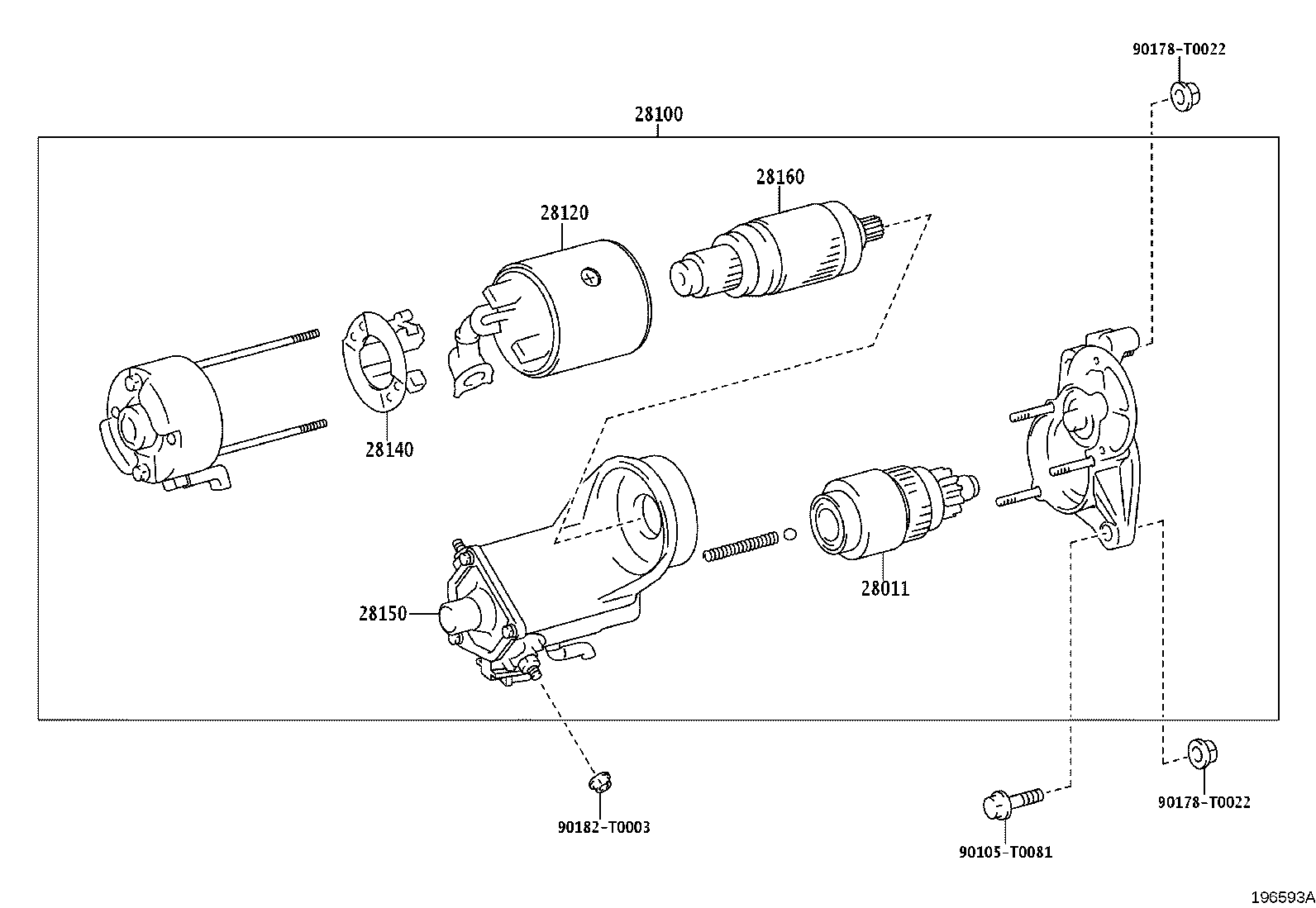 28150-0E030 SWITCH ASSY, MAGNET STARTER product image