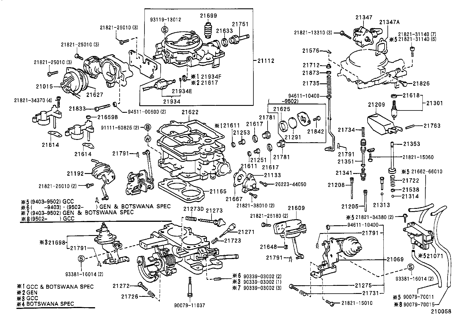 21781-13011 RING, SNAP, NO.1(FOR CARBURETOR LINK) product image