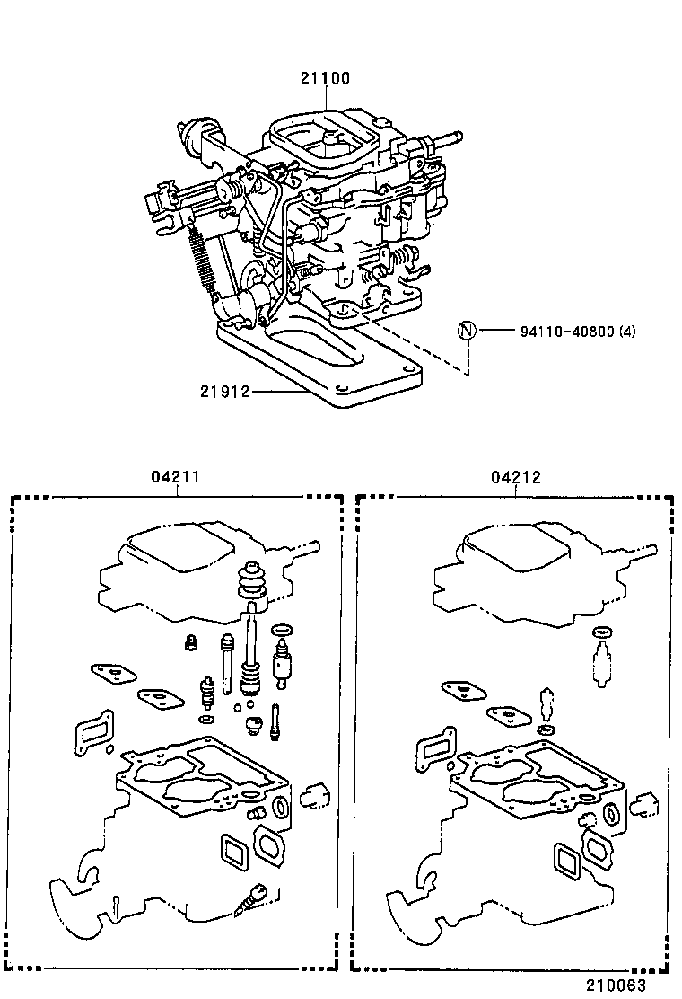 04211-1E030 CARBURETOR KIT product image