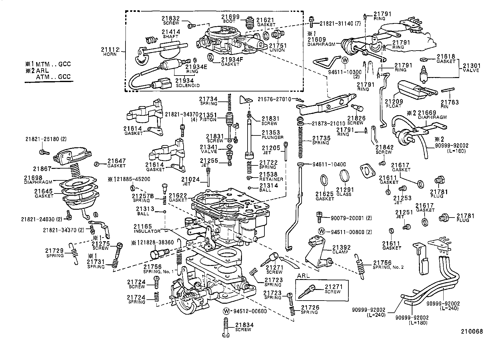21273-66010 SCREW, THROTTLE ADJUSTING product image