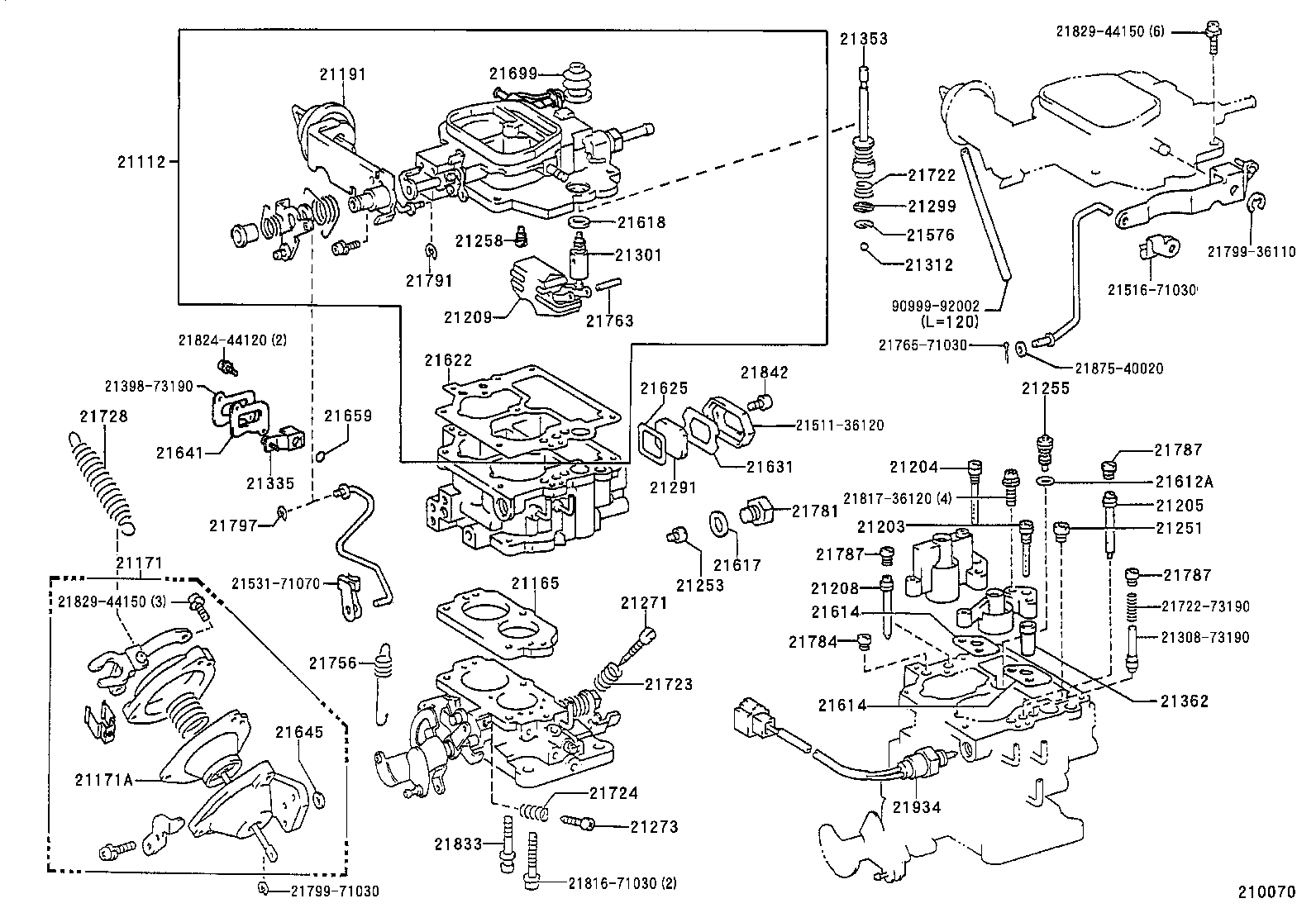 21054-13391 SHAFT, CHOKE product image