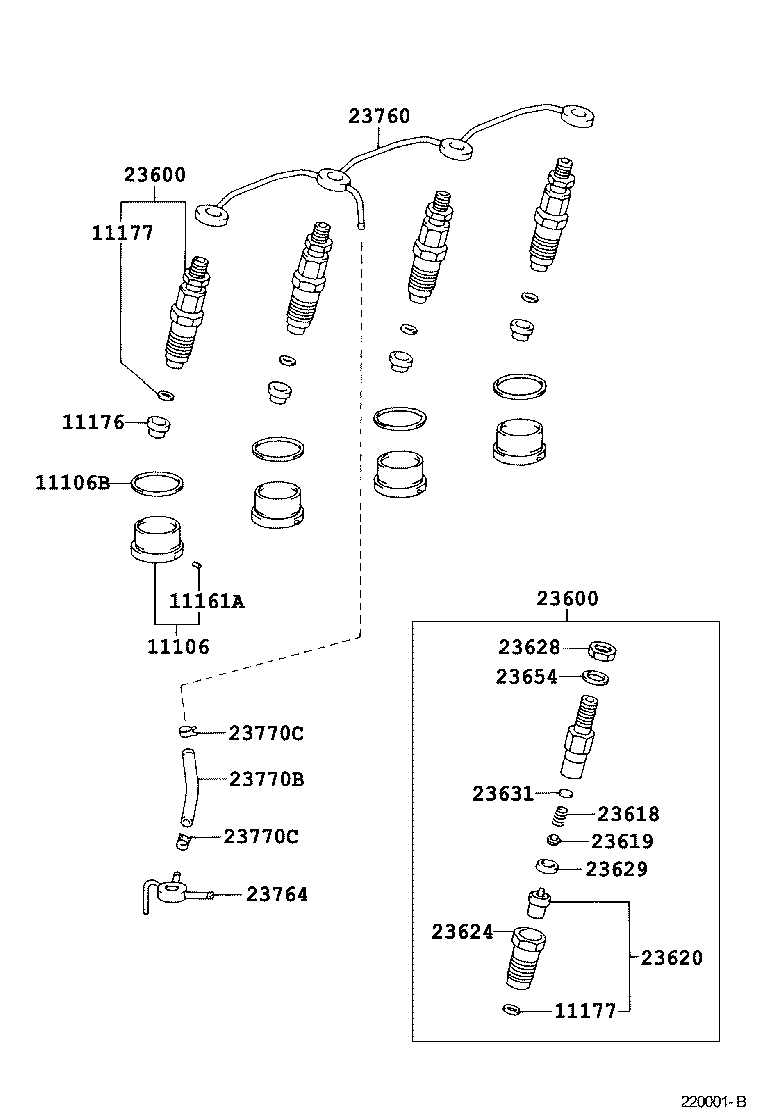 23271-30020 HOSE, FUEL product image