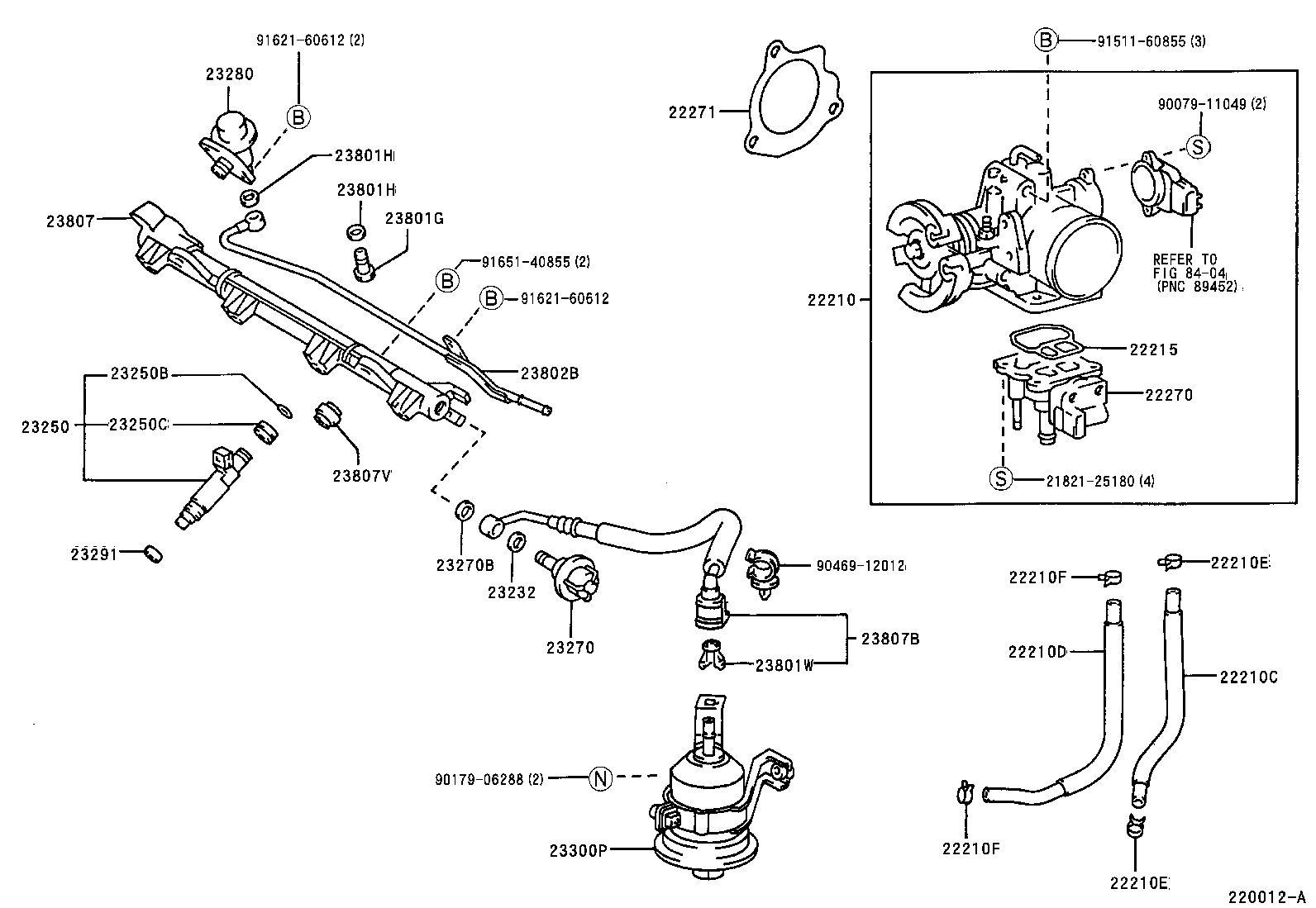 23901-28121 TUBE SUB-ASSY, FUEL product image