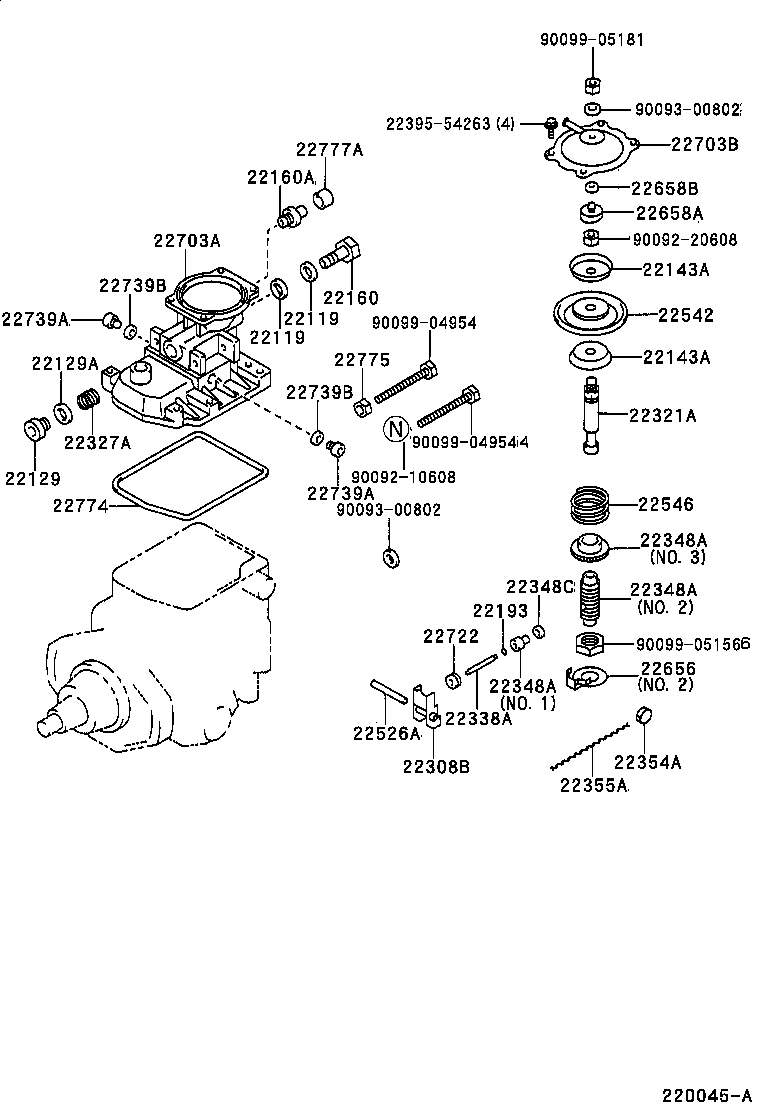 22178-55270 BRACKET(FOR INJECTION PUMP ASSY) product image