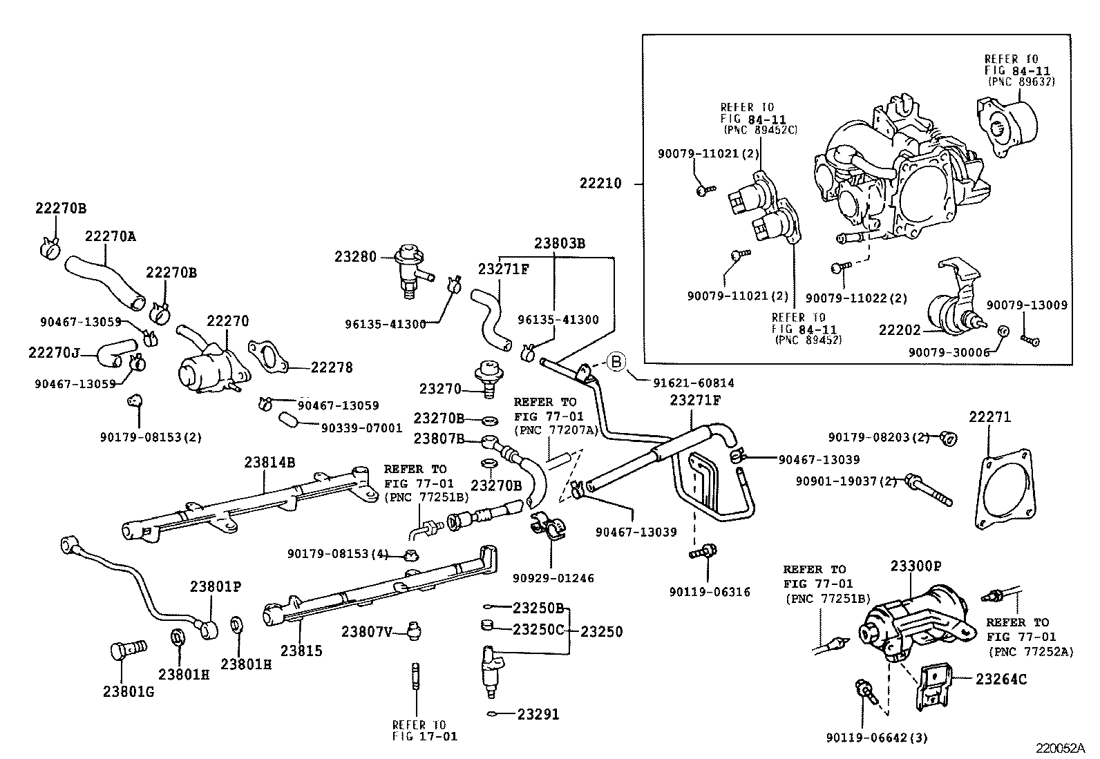 22210-46310 BODY ASSY, THROTTLE product image