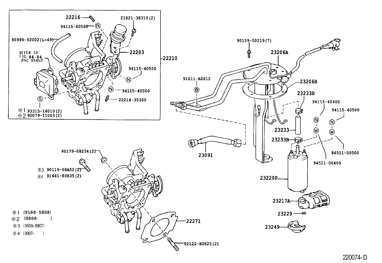 23209-79105 INJECTOR ASSY, FUEL product image